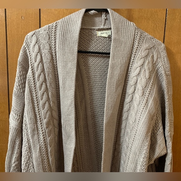 NWOT Debut Open Front Knit Cardigan Shawl Size Small - Picture 2 of 8